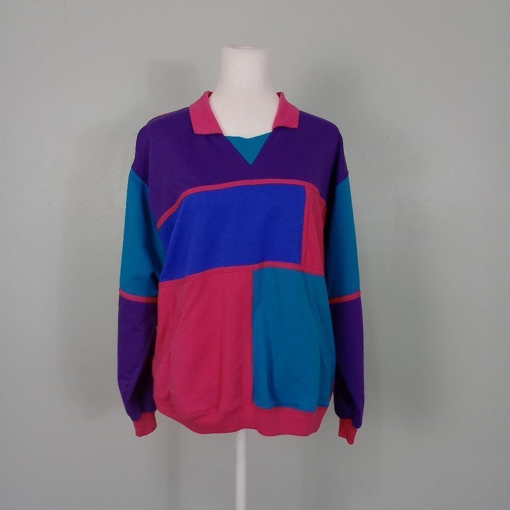 90s Color Block Shirt